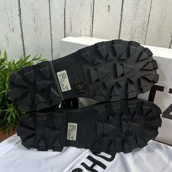 Schutz Lirah Leather Sporty Slide Sandals Size 10