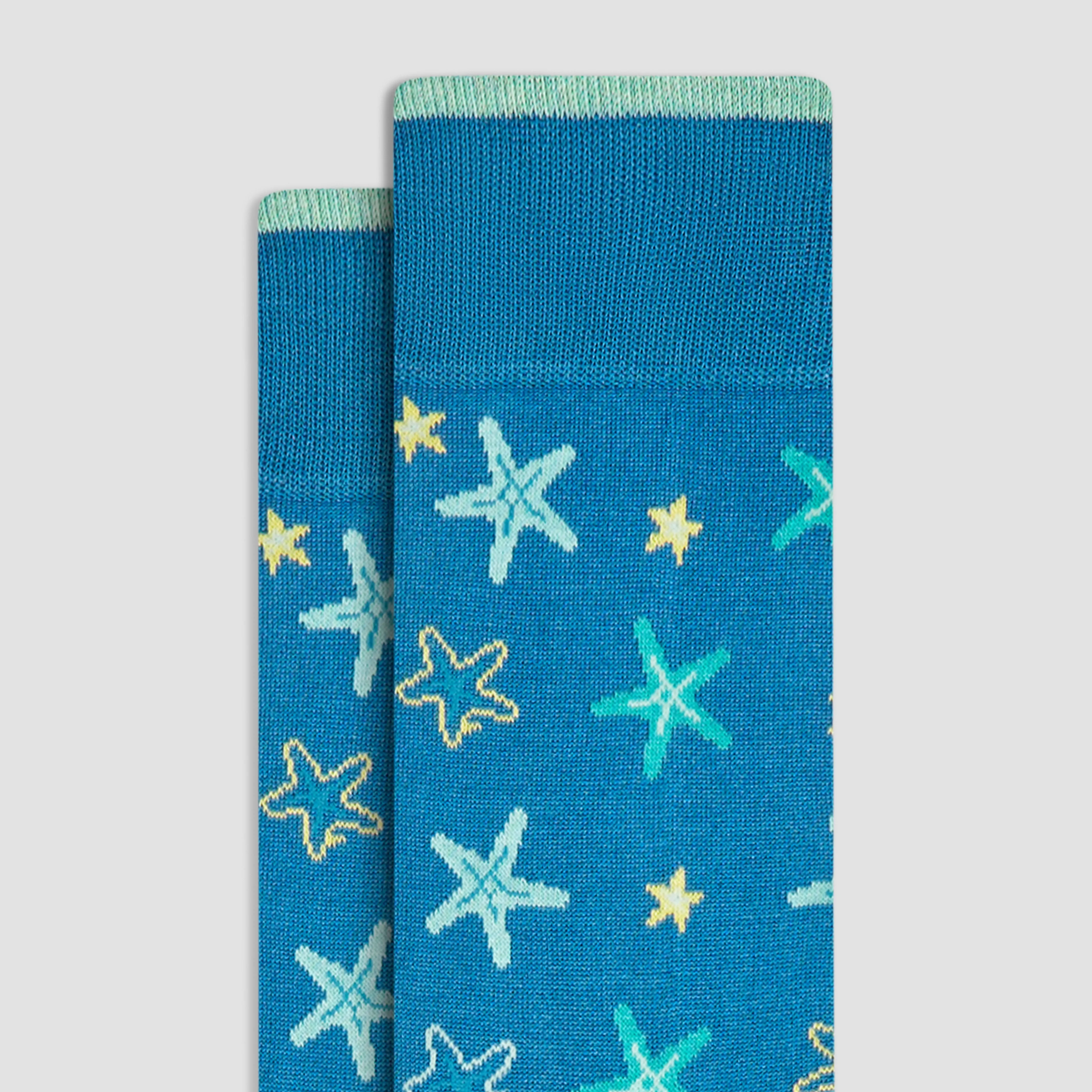 Sea Star Mid-Calf Socks