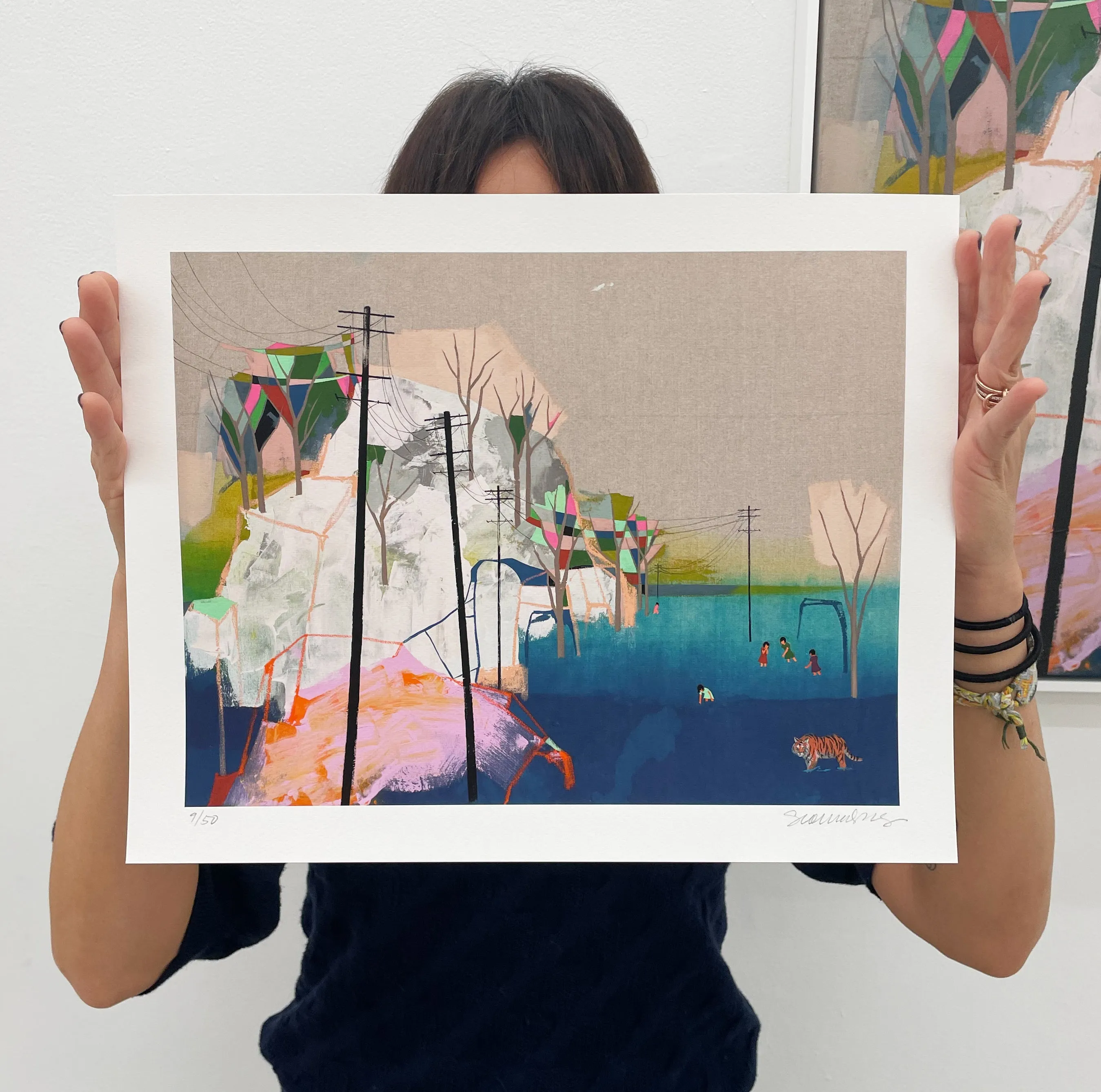 Seonna Hong - "Kid World" print