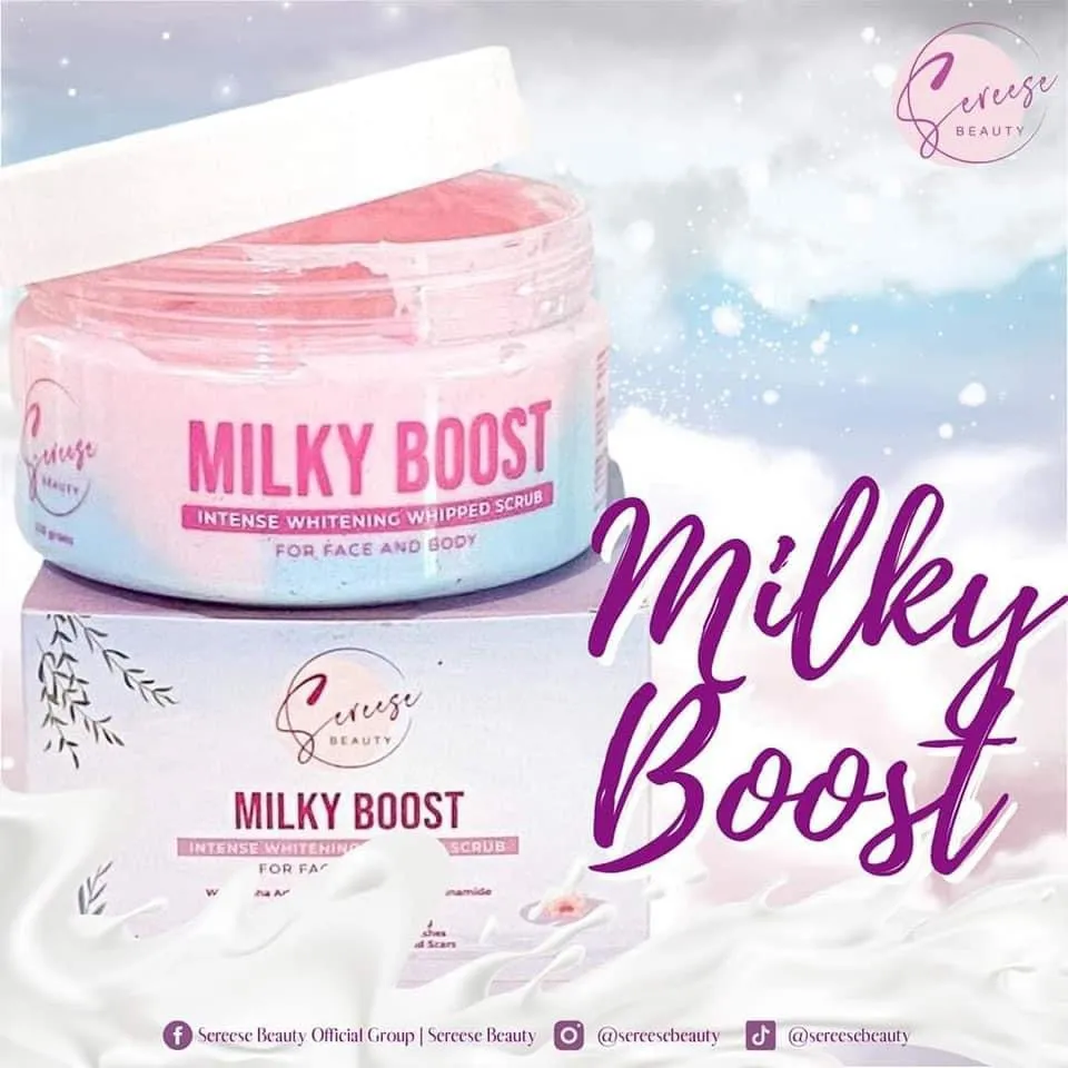 Sereese Beauty Milky Boost Intense Whitening Whipped Scrub (EXP OCT 2024)