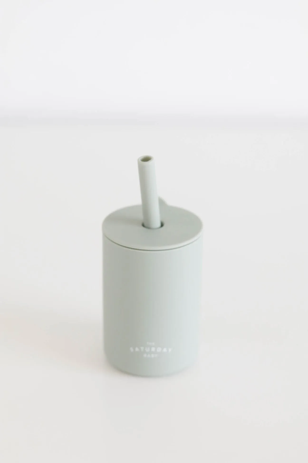 Silicone Straw Cup - Sage