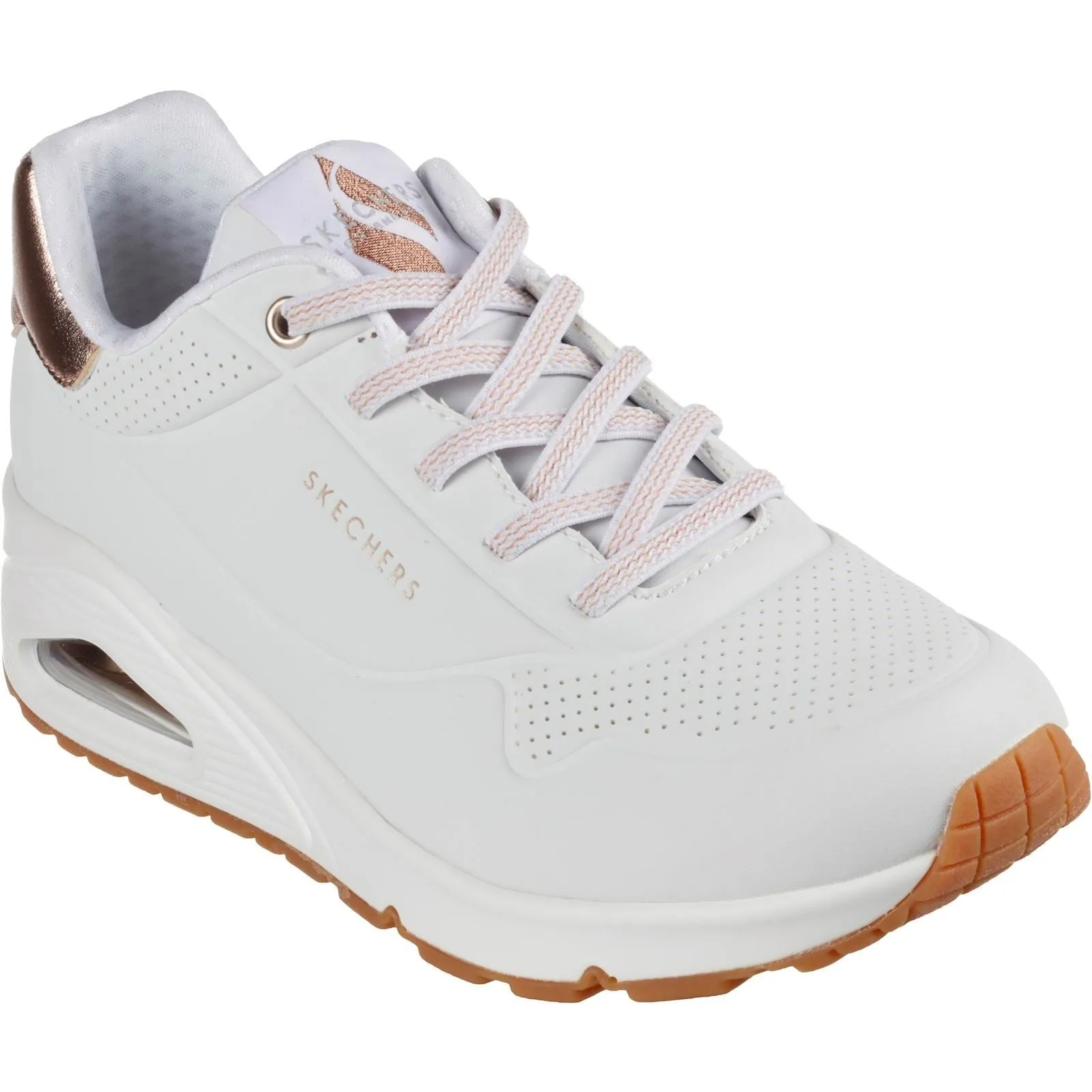 Skechers Women Trainers - Uno - Shimmer Away in 2 Colours, 3-8 - GAR155196