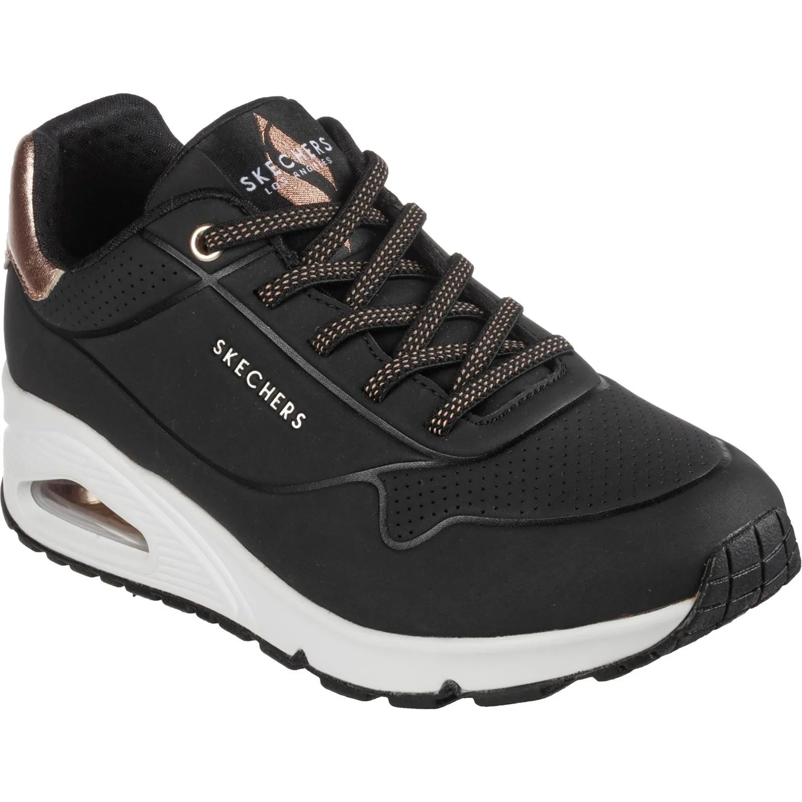 Skechers Women Trainers - Uno - Shimmer Away in 2 Colours, 3-8 - GAR155196