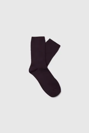 SLFMEL SOCK - PLUM PERFECT