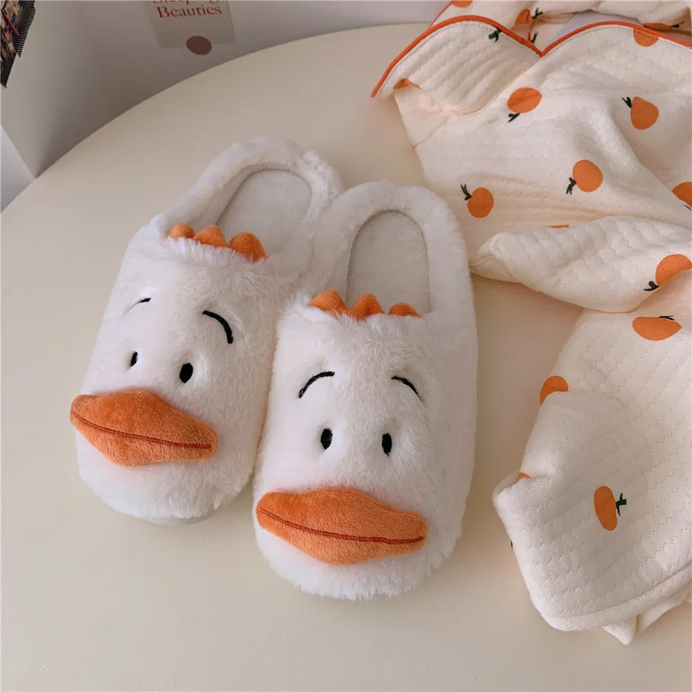Snuggle Duck Cotton Slippers