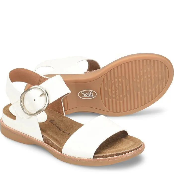 Sofft Women's Bali Cushioned Sandal - True White