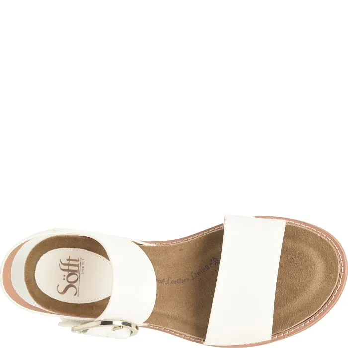 Sofft Women's Bali Cushioned Sandal - True White