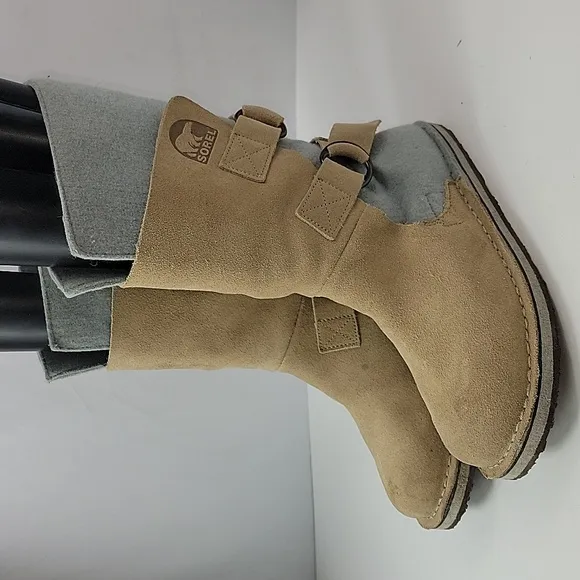 Sorel Chipahko Felt Big Kid Mid Caf Boots