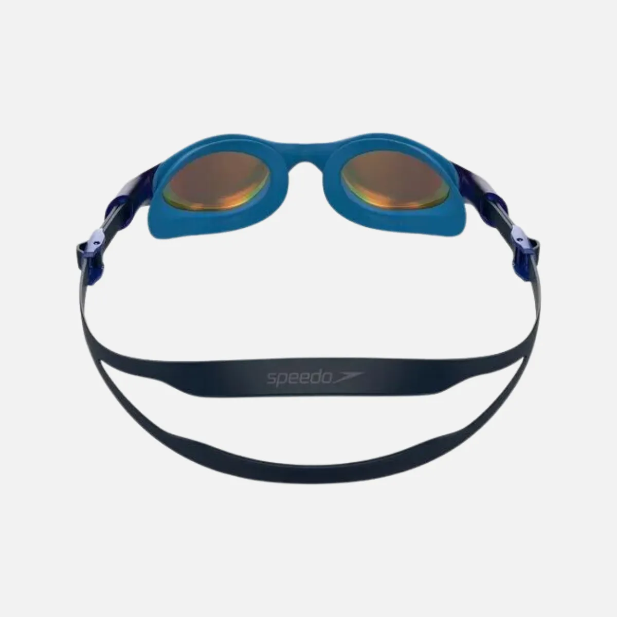 Speedo Vue Mirror Adult Swim Goggles -Blue/Gold