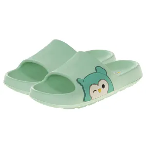 Squishmallows Character Slides Open Toe Sandals Kids Girls and Boys Summer Beach Water Pool Shoes (Winston Owl) (sizes Little Kid - Big Kid)