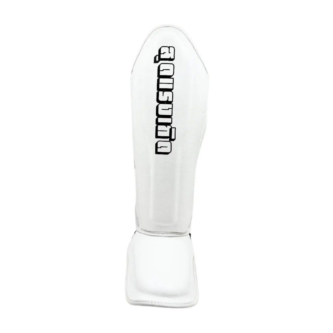 SRG Shin Guards - SRG4Life Collection White