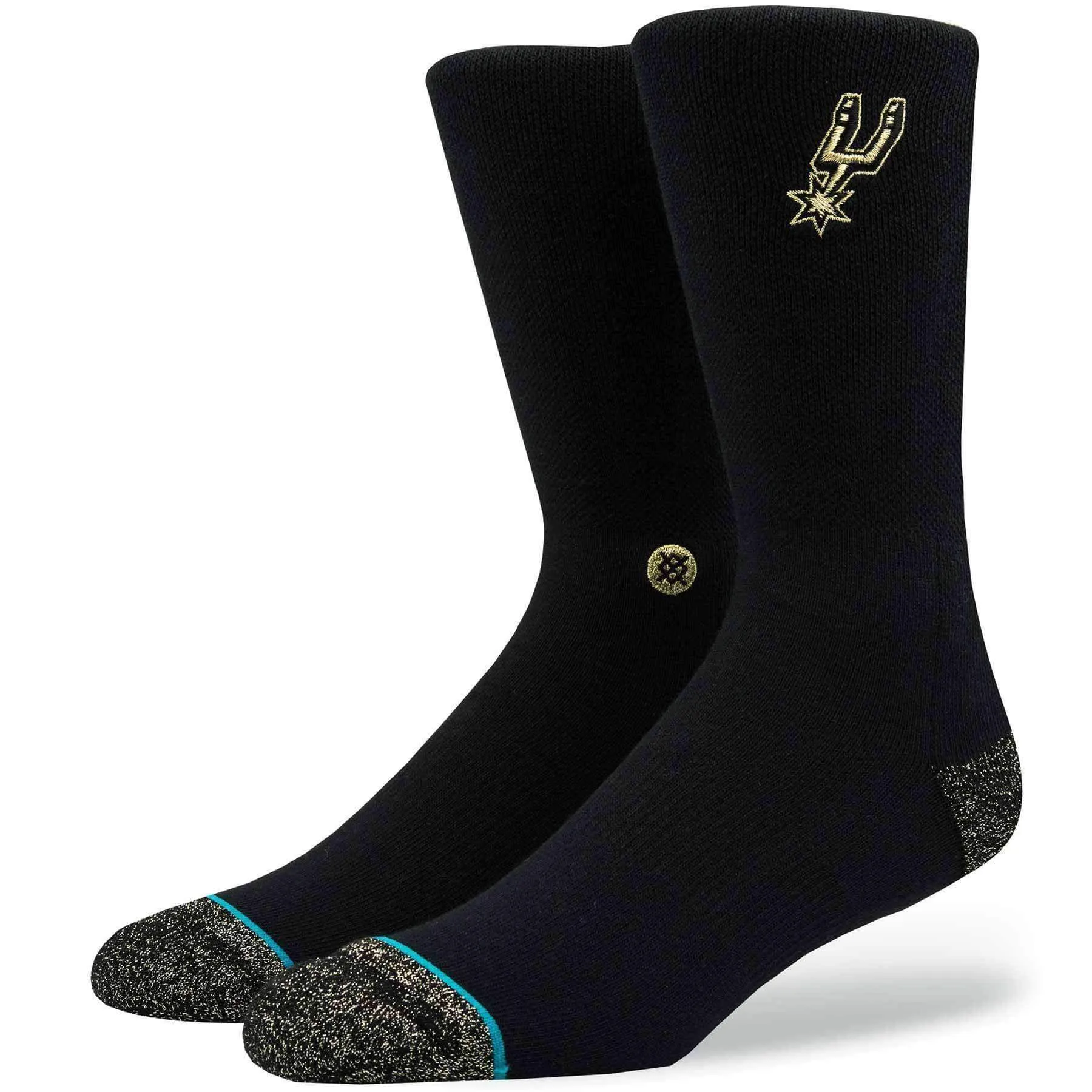 Stance NBA Arena Spurs Trophy Socks - Black/Gold