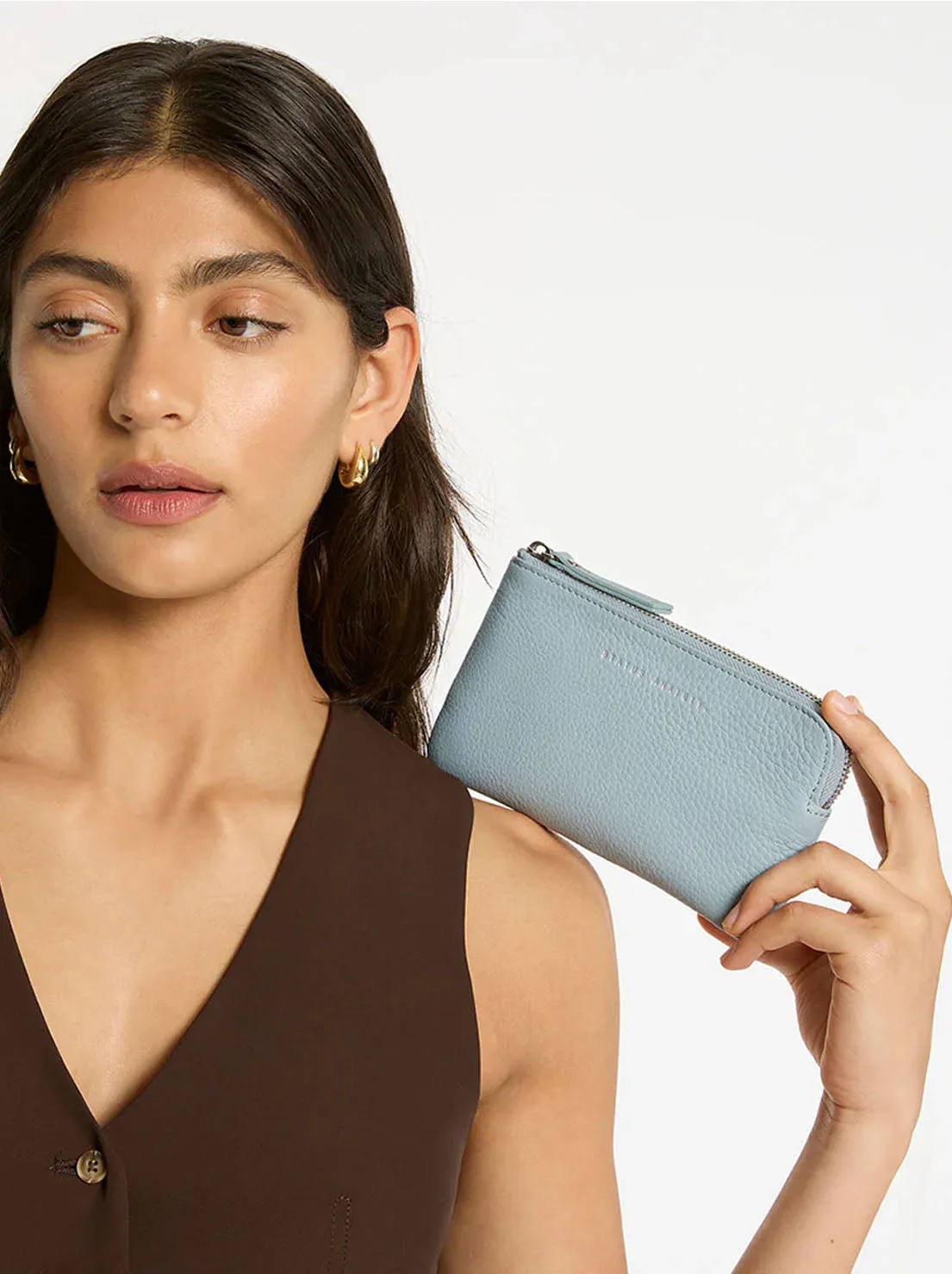 Status Anxiety - Smoke And Mirrors Wallet - Powder Blue