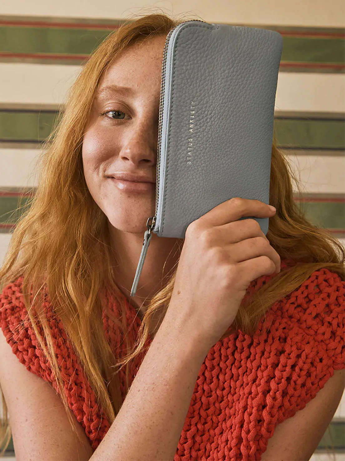 Status Anxiety - Smoke And Mirrors Wallet - Powder Blue