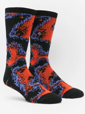 Stoney Shred Socks - Bright Red