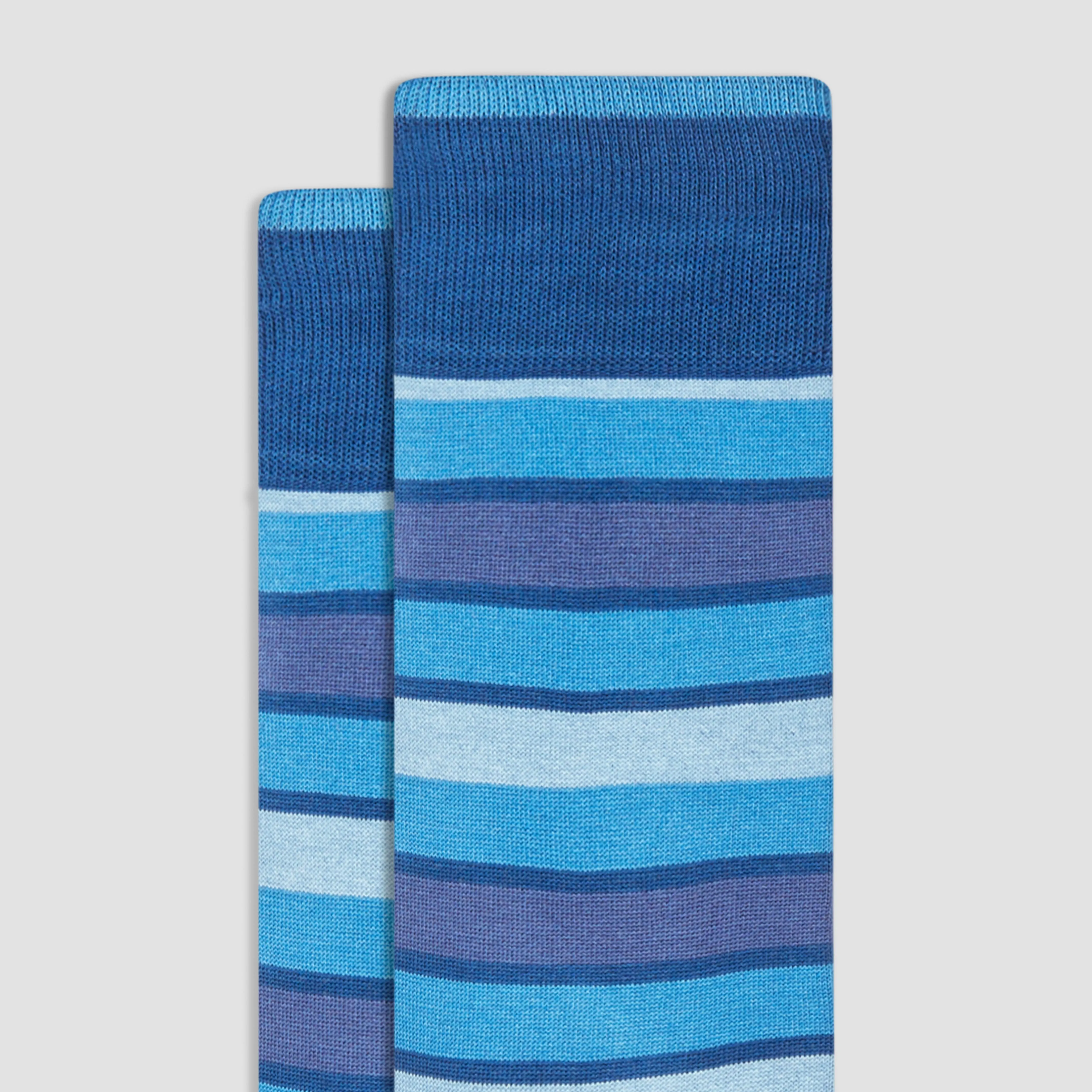 Striped Mid-Calf Socks