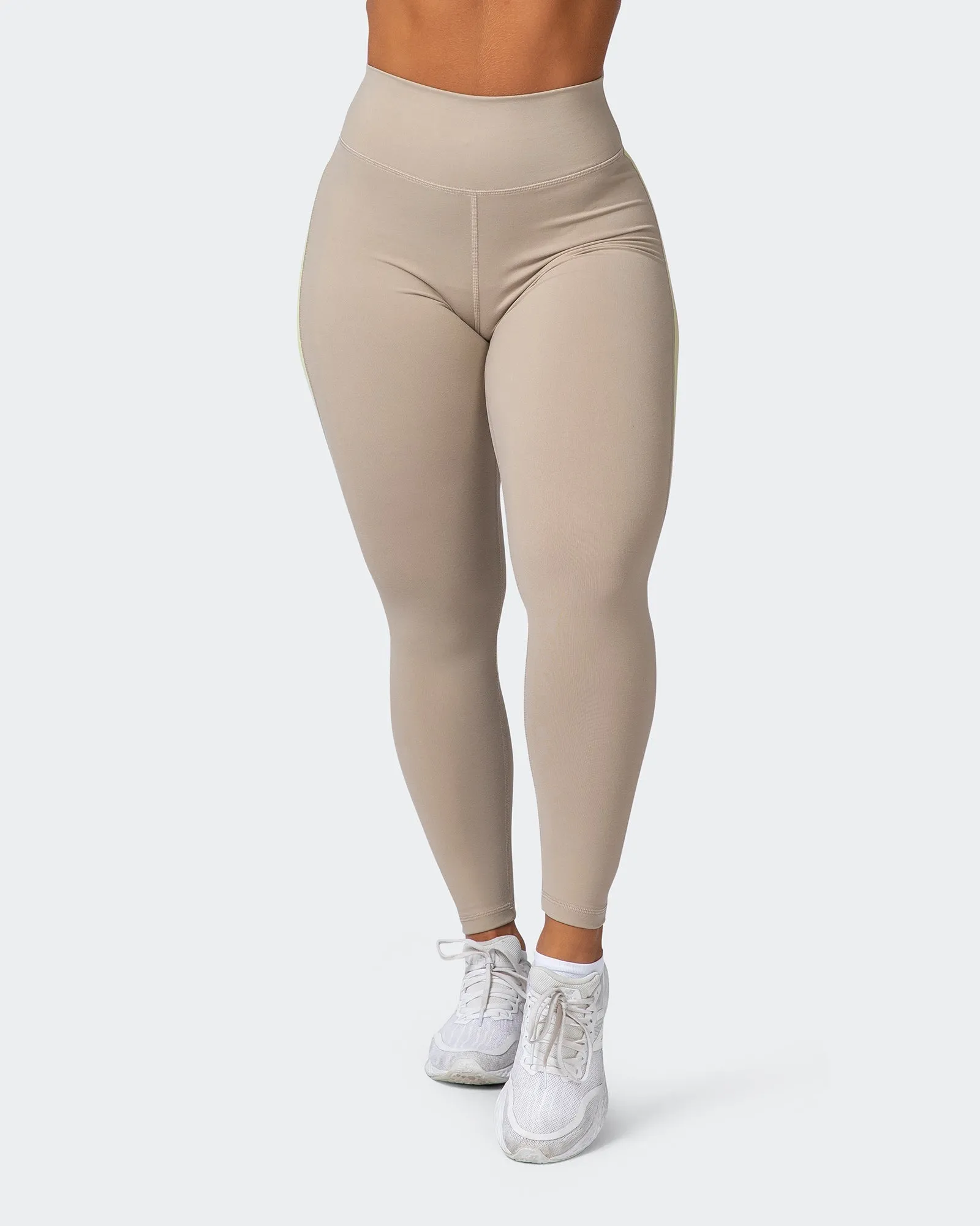 Sunlight Signature Scrunch Ankle Length Leggings - Bone