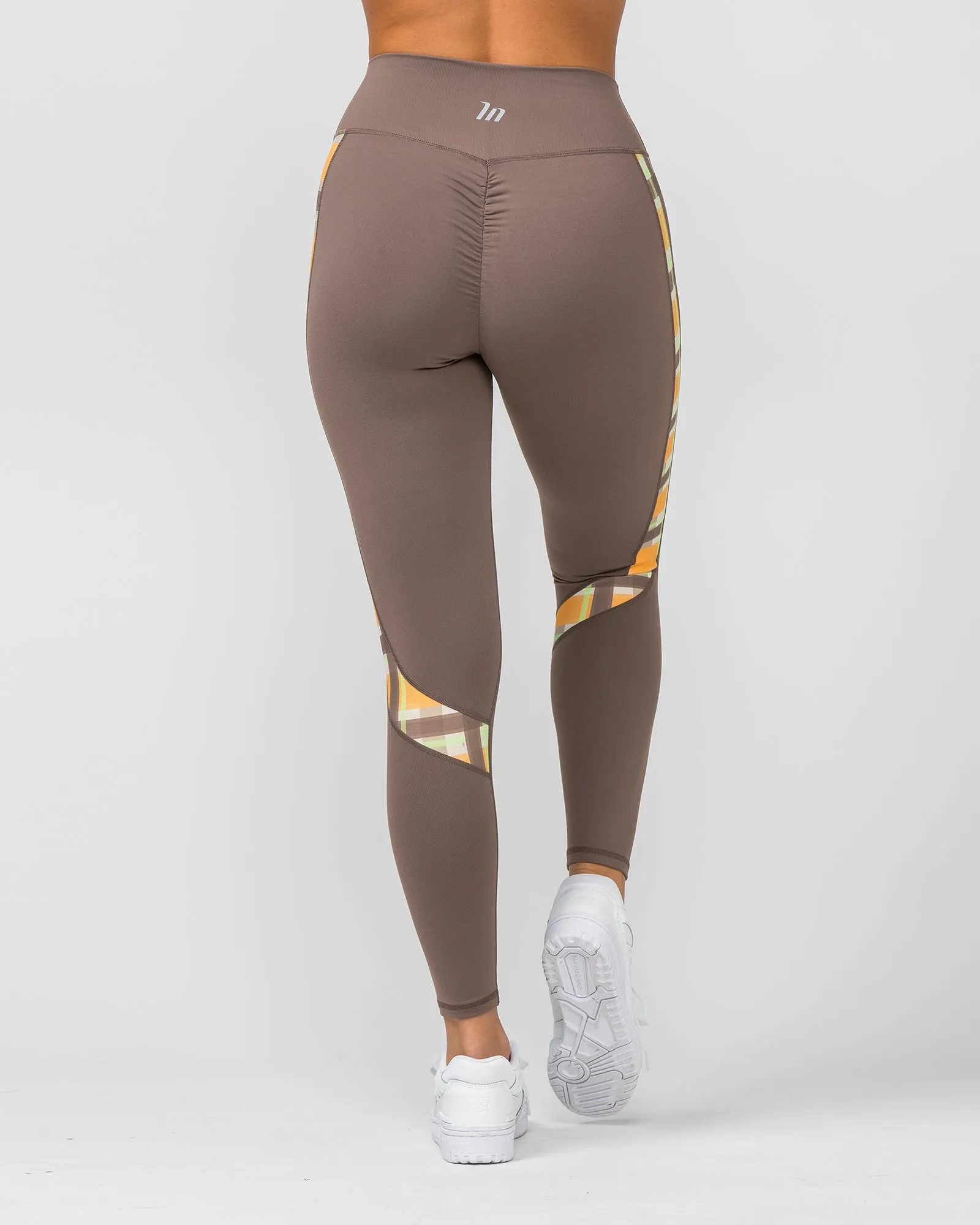 Sunlight Signature Scrunch Ankle Length Leggings - Taupe