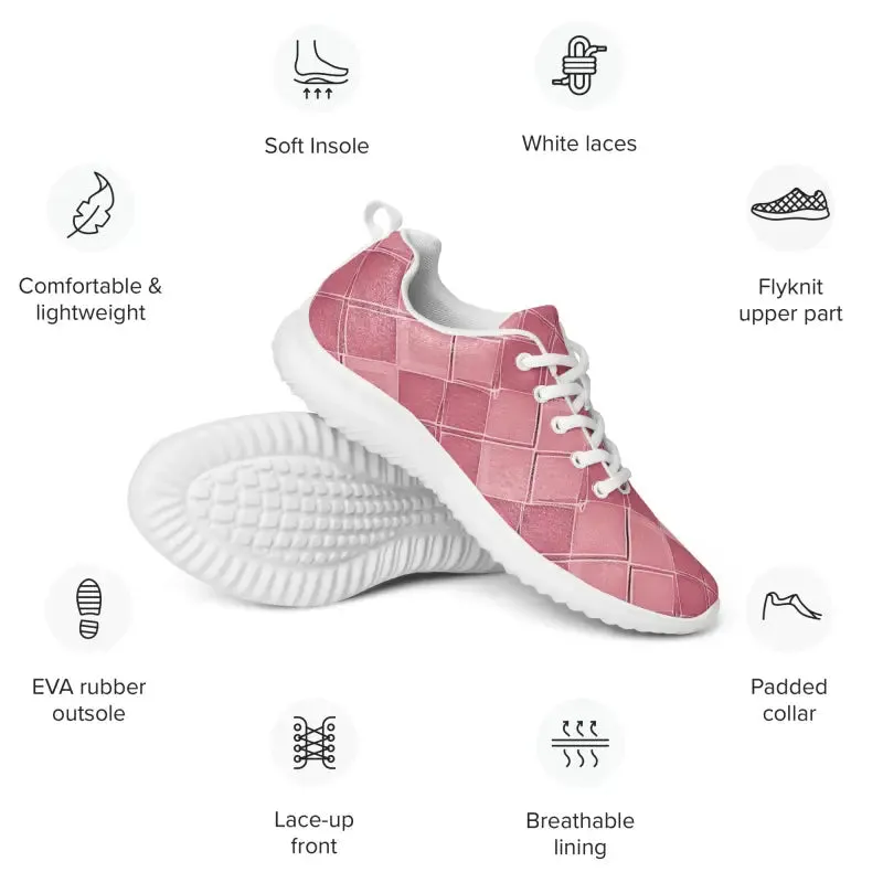 Supercharged Coral Lightweight Womens Athletic Shoes