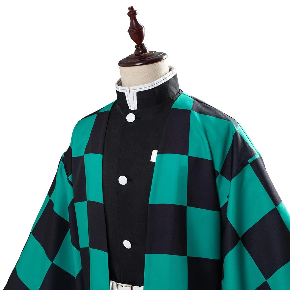 Tanjiro Kamado Robe Halloween Outfit Cosplay Costume