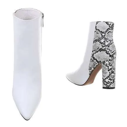 Tara Snake Print Ankle Boot