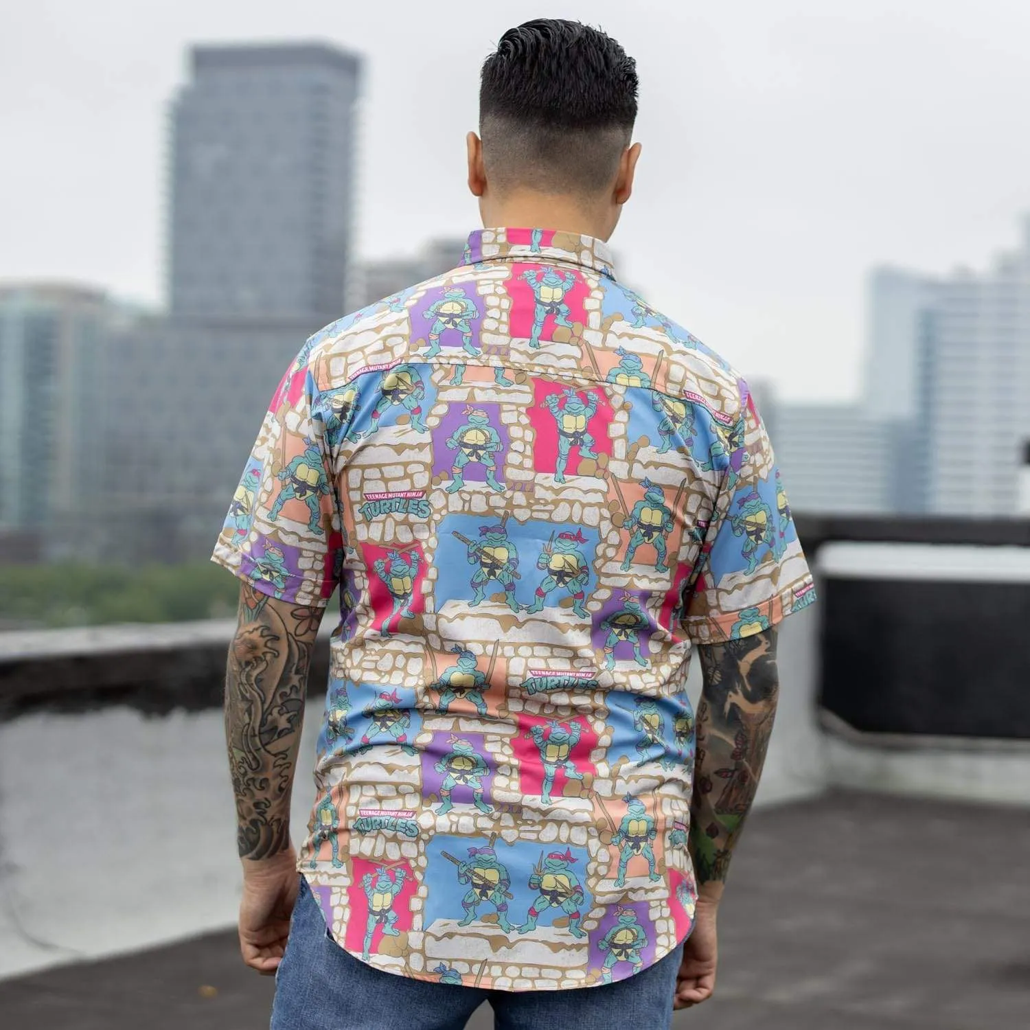 Teenage Mutant Ninja Turtles "Cowabunga Covers" – KUNUFLEX Short Sleeve Shirt