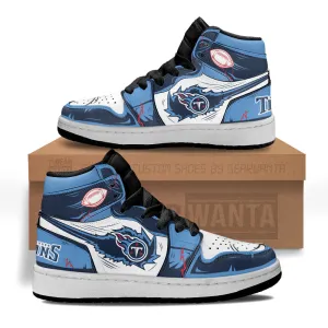 Tennessee Titans Kid J1s Sneakers Custom