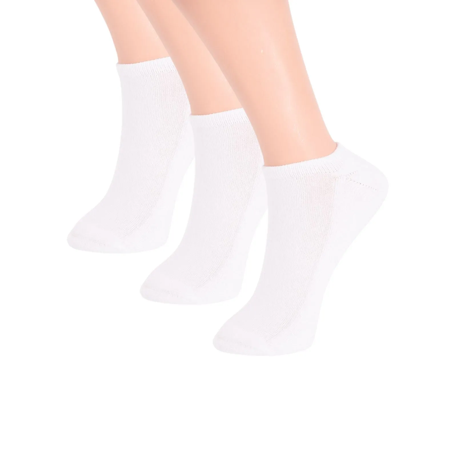 Terry Cushioning 3 Pairs Low Cut Socks