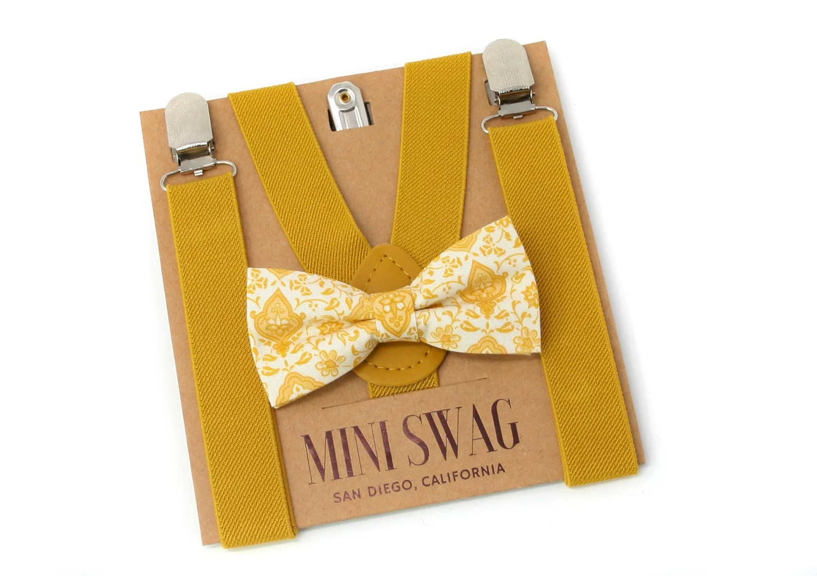 The Kid Bow Tie   Suspender Set- Various Colours