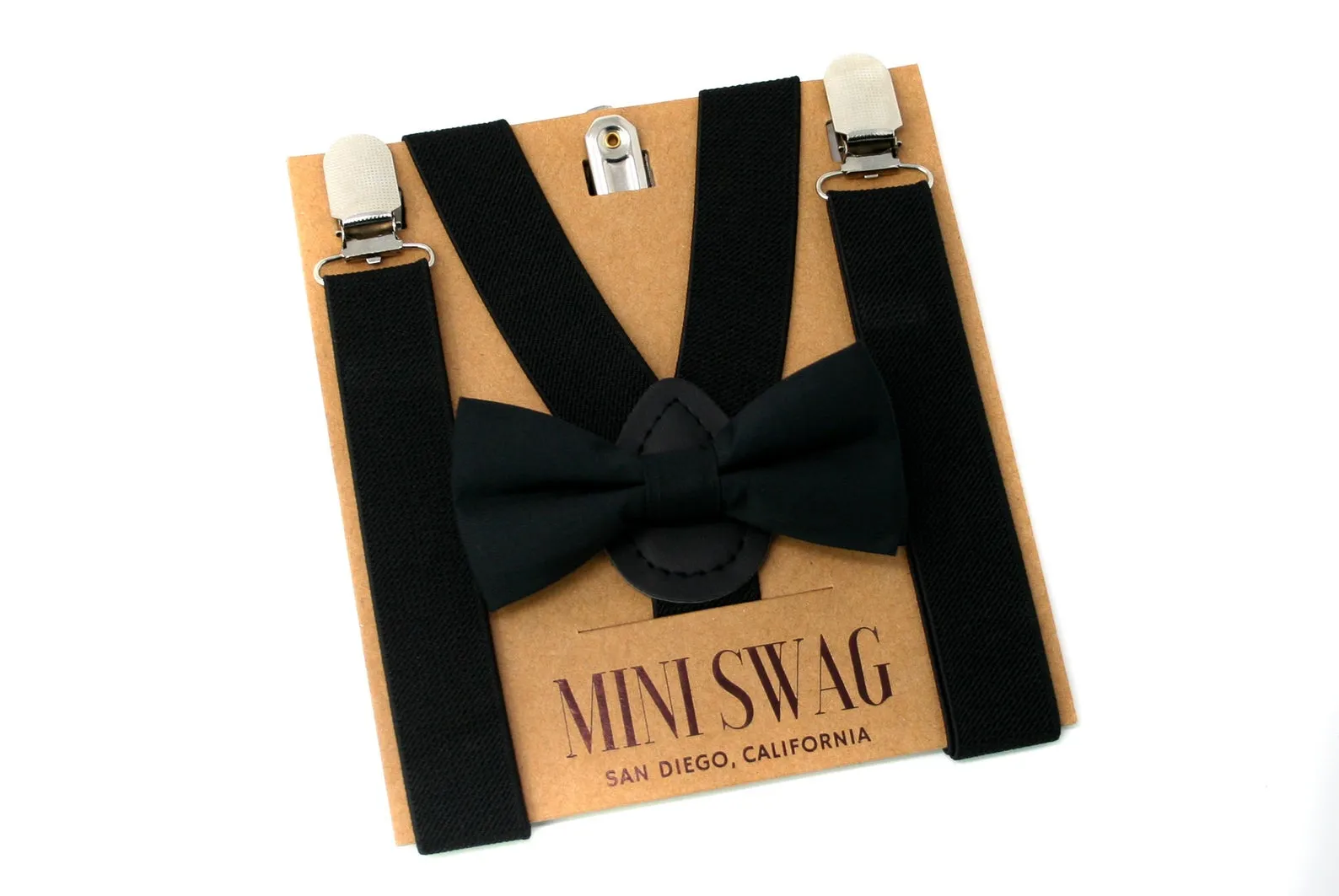 The Kid Bow Tie   Suspender Set- Various Colours