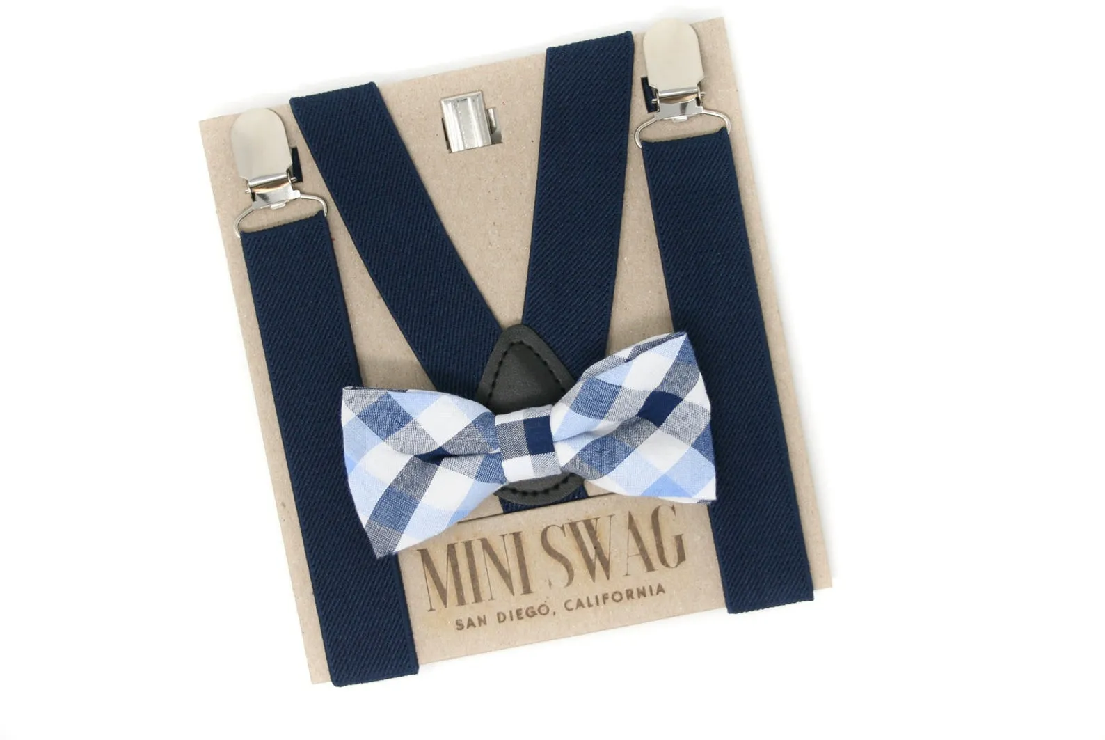 The Kid Bow Tie   Suspender Set- Various Colours