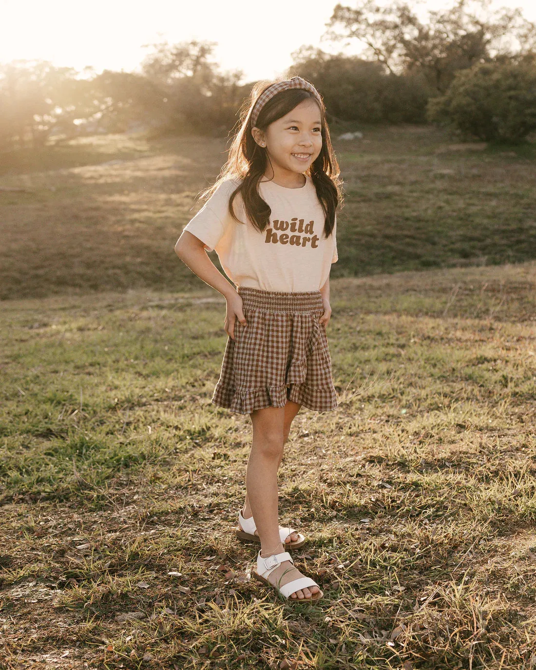 The Knotted Headband by Rylee & Cru - Gingham
