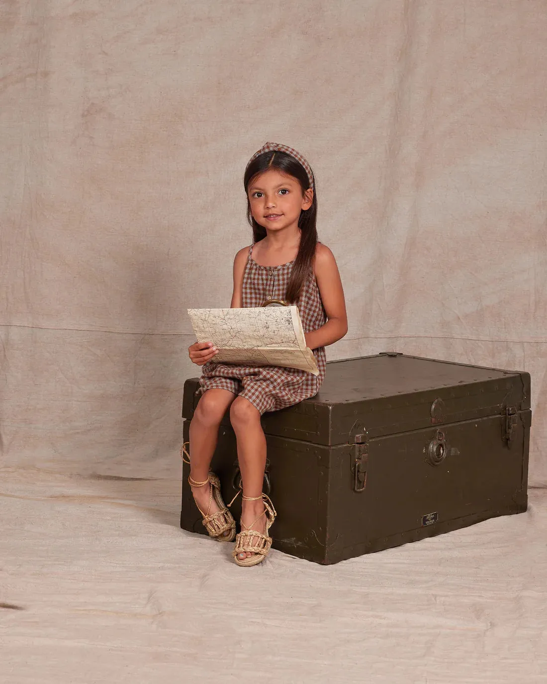 The Knotted Headband by Rylee & Cru - Gingham