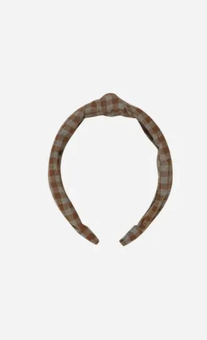 The Knotted Headband by Rylee & Cru - Gingham