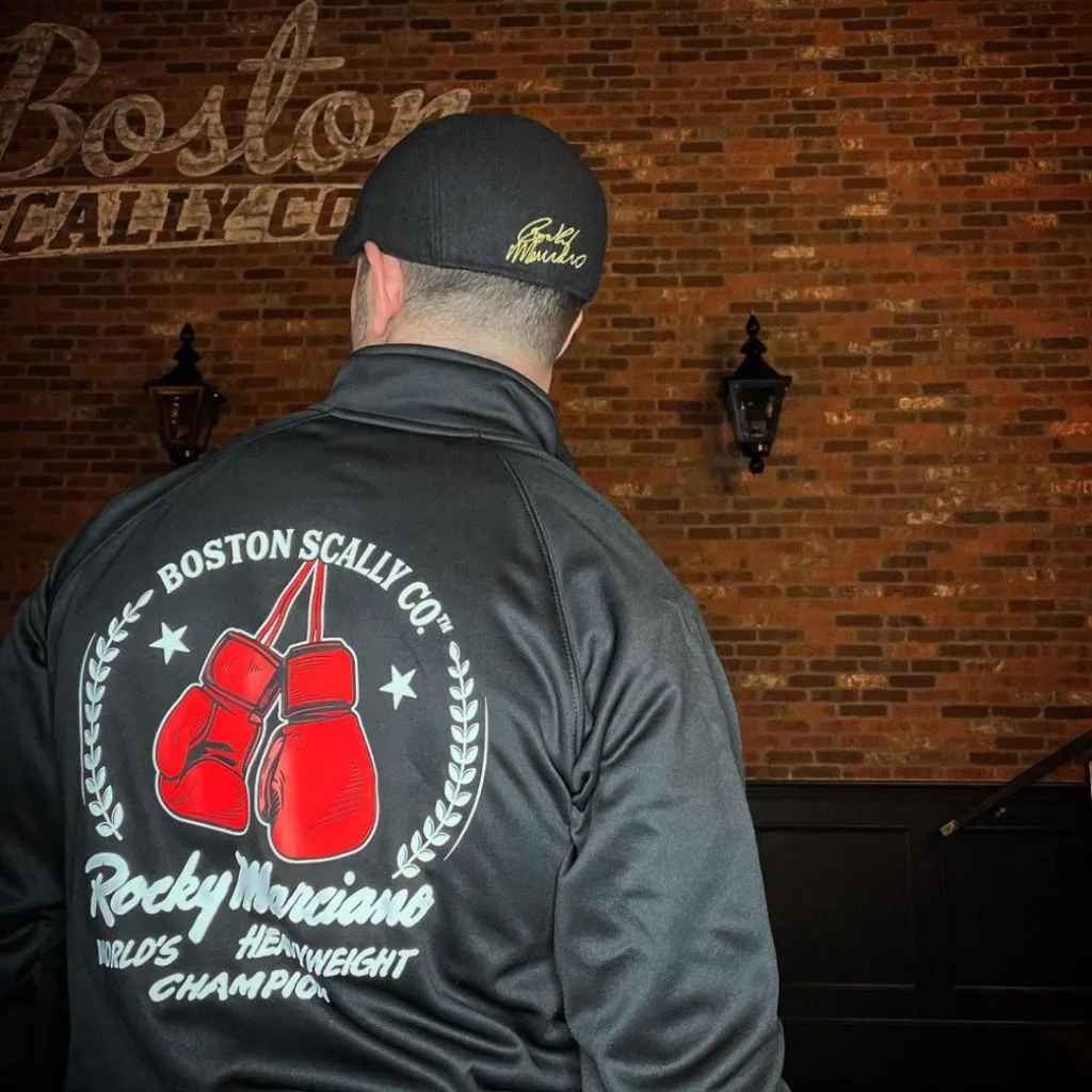 The Rocky Marciano Boston Scally Cap - Black