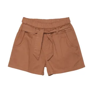 The Woven Tie Waist Shorts - KIDS