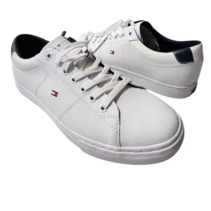 Tommy Hilfiger Men's Sneaker White Size 10 Memory Foam Insole Lace up