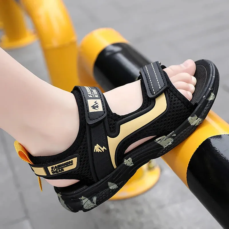 Trendy Kids Camouflage Beach Strap Sandals