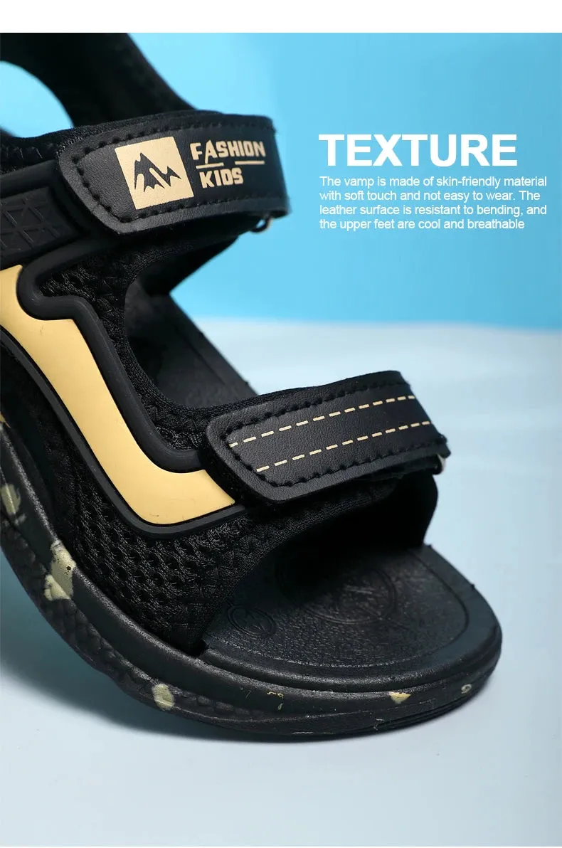 Trendy Kids Camouflage Beach Strap Sandals