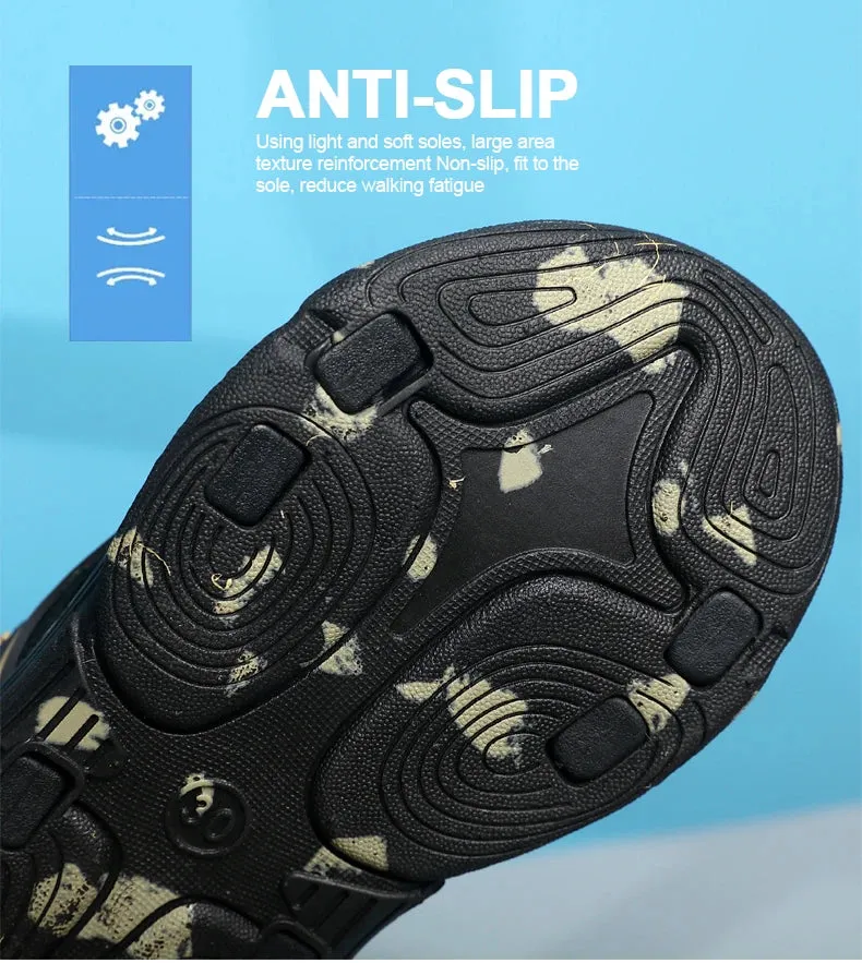 Trendy Kids Camouflage Beach Strap Sandals