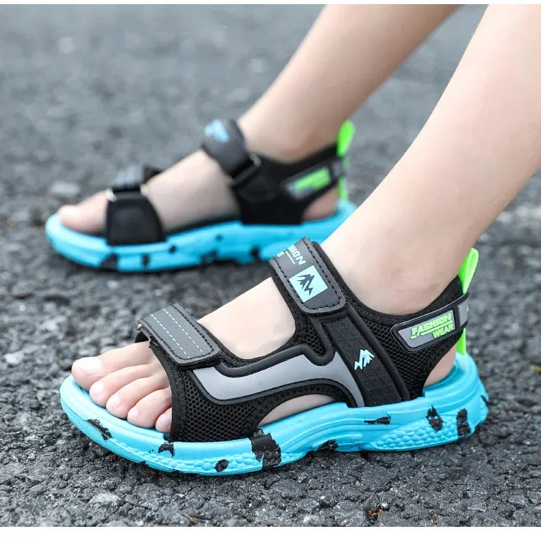 Trendy Kids Camouflage Beach Strap Sandals
