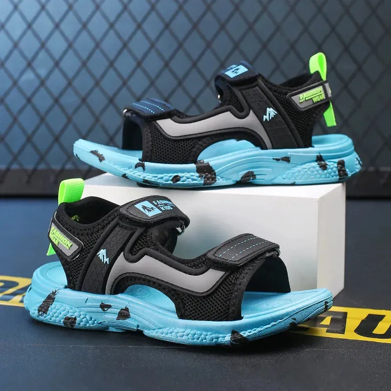 Trendy Kids Camouflage Beach Strap Sandals
