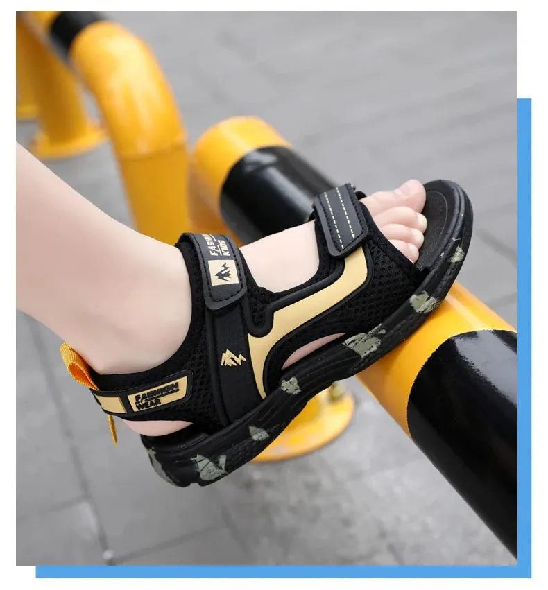 Trendy Kids Camouflage Beach Strap Sandals