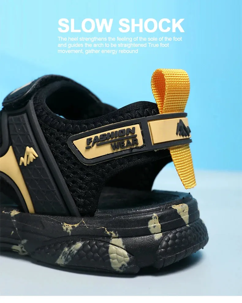 Trendy Kids Camouflage Beach Strap Sandals