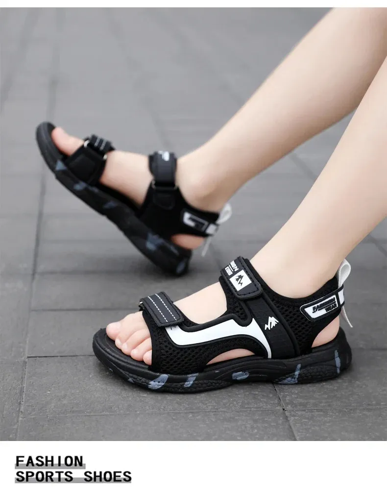 Trendy Kids Camouflage Beach Strap Sandals