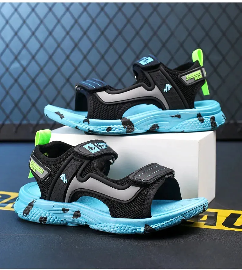 Trendy Kids Camouflage Beach Strap Sandals