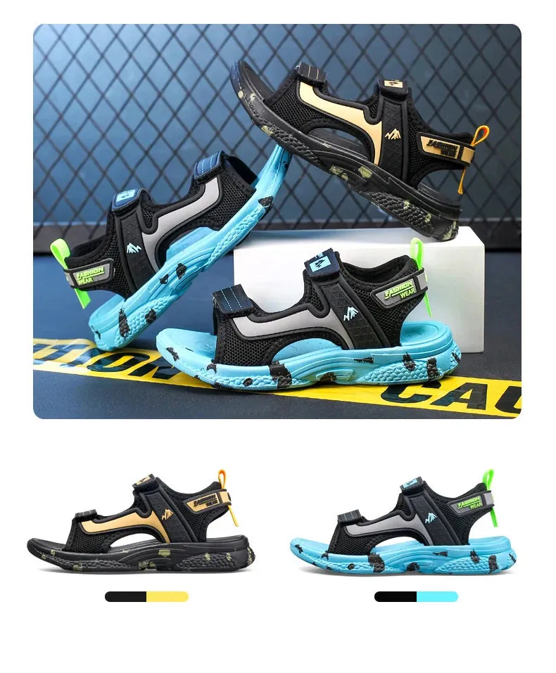 Trendy Kids Camouflage Beach Strap Sandals