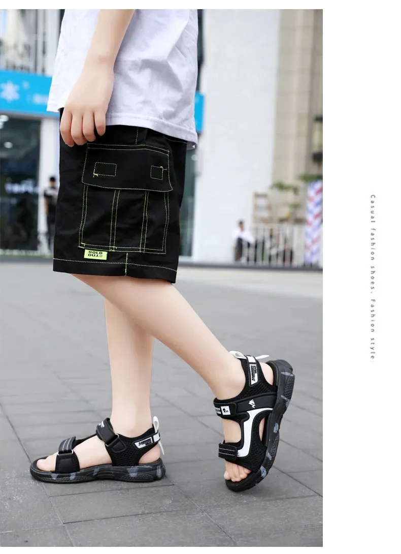 Trendy Kids Camouflage Beach Strap Sandals