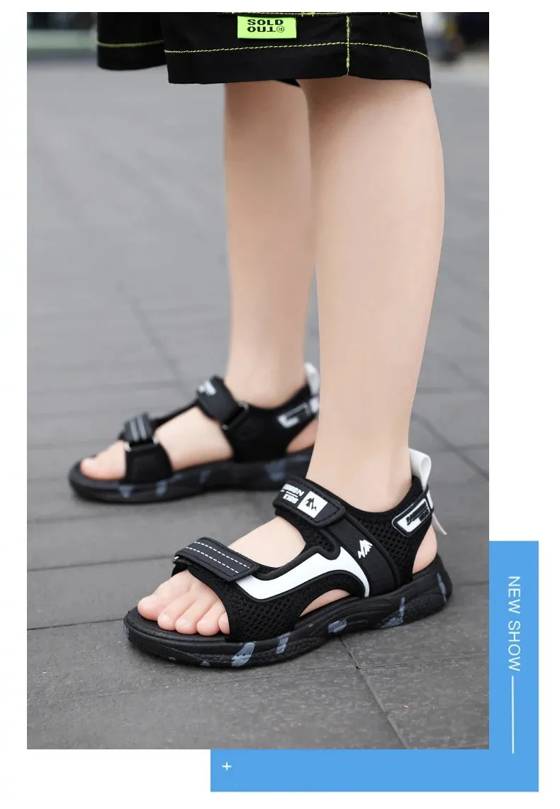 Trendy Kids Camouflage Beach Strap Sandals