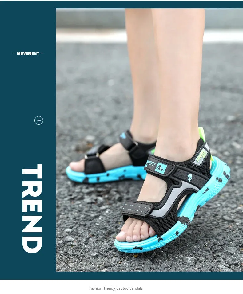 Trendy Kids Camouflage Beach Strap Sandals